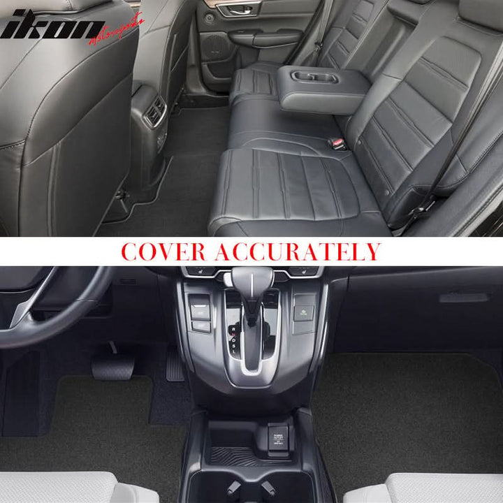 2017-2022 Honda CR-V Car Floor Mats Carpet 3PC Nylon