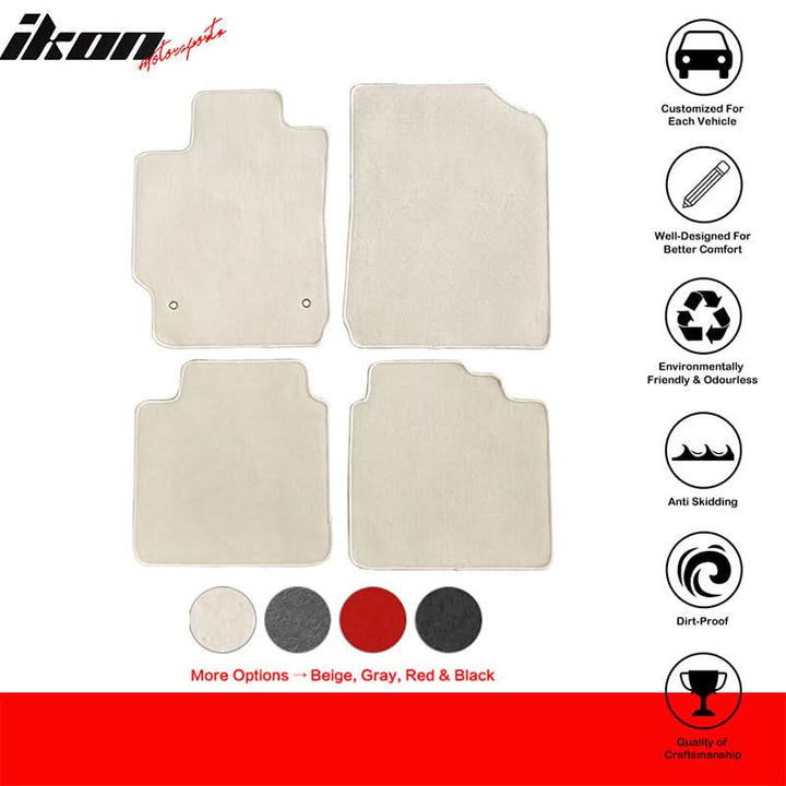 2007-2011 Toyota Camry Car Floor Mats Carpet 4PC Nylon