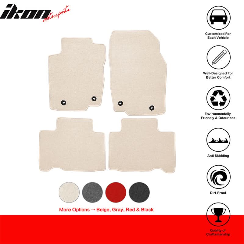 2015-2021 Lexus NX200t NX300 NX300h Car Floor Mats Carpet 4PC Nylon