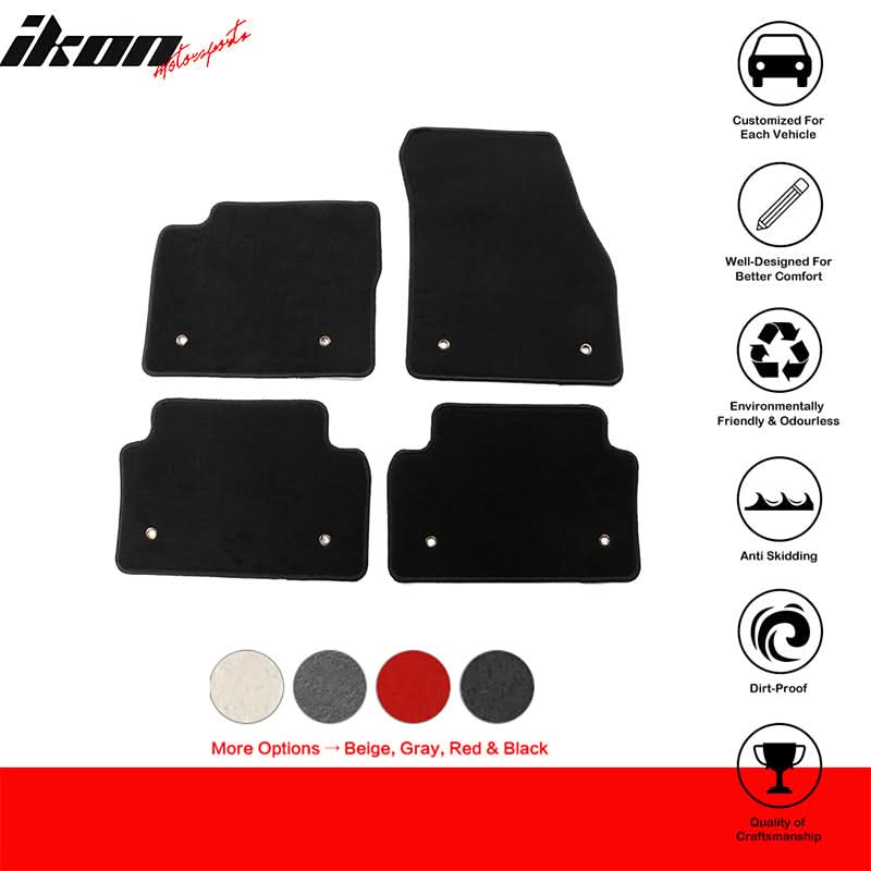 2018-2023 Jaguar E-Pace Nylon Floor Mats Front Rear Car Carpets