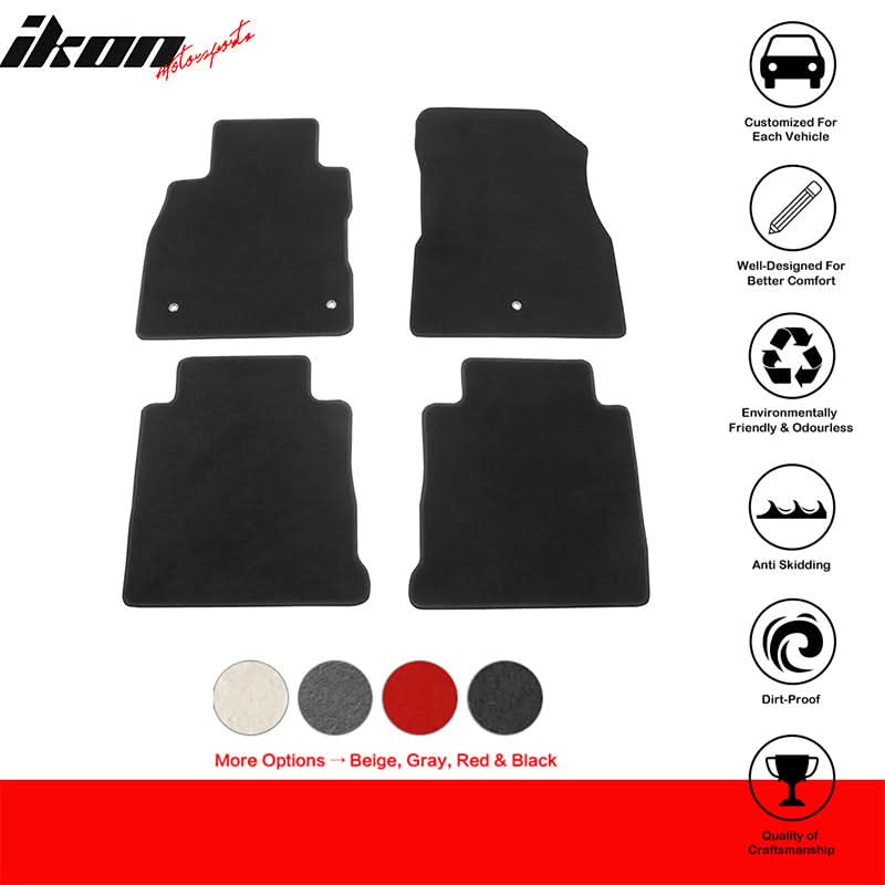 2018-2023 Nissan Kicks 4PCS Front Rear Floor Mats Carpet Nylon