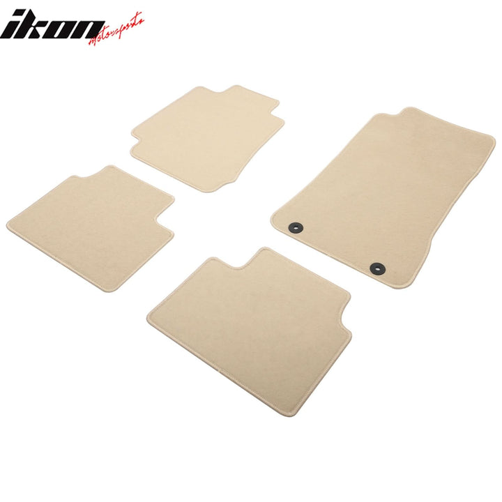 2017-2024 Alfa Romeo Giulia OE Beige Front Rear Floor Mat Carpet Nylon
