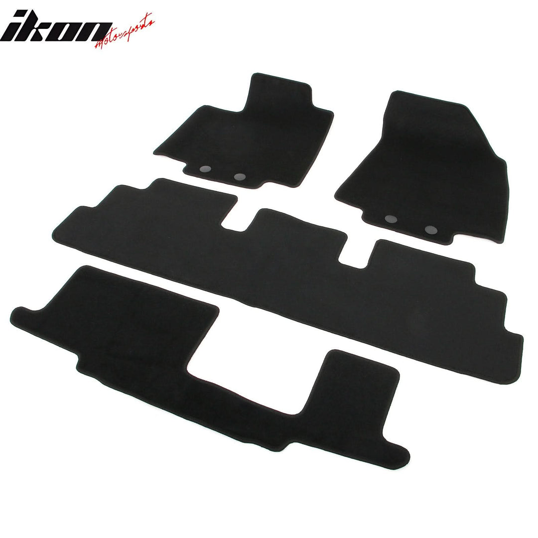 2022-2025 Infiniti QX60 Nissan Pathfinder Front Rear Floor Mats Nylon