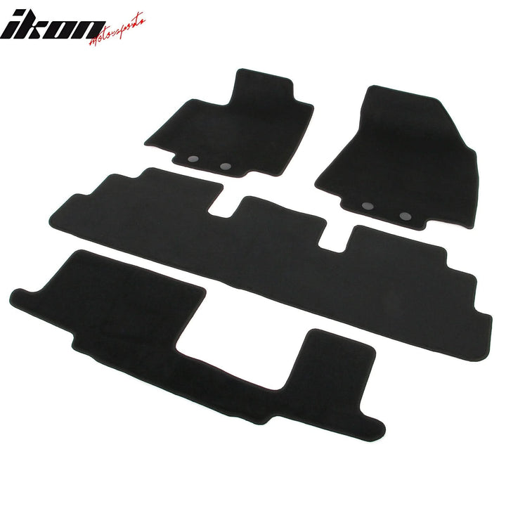 2022-2025 Infiniti QX60 Nissan Pathfinder Front Rear Floor Mats Nylon