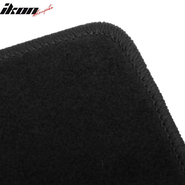 2018-2025 Nissan LEAF OE Black Front Rear Floor Mats Carpets Nylon