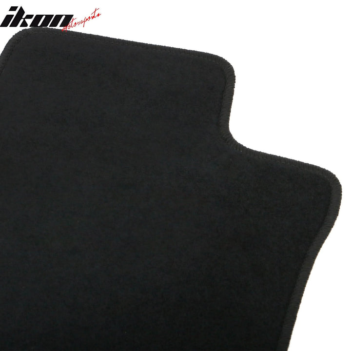 2016-2025 Volvo XC90 PHEV & MHEV Black Floor Mats Nylon 4PCS