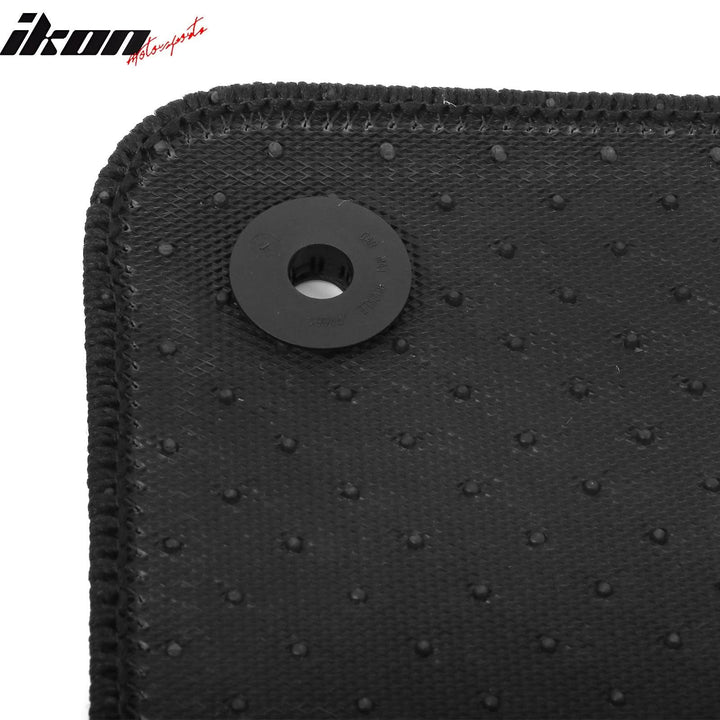 2016-2025 Volvo XC90 PHEV & MHEV Black Floor Mats Nylon 4PCS