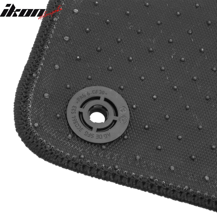 2013-2024 Porsche 718 Cayman & Boxster Black Floor Mats Nylon 2PCS