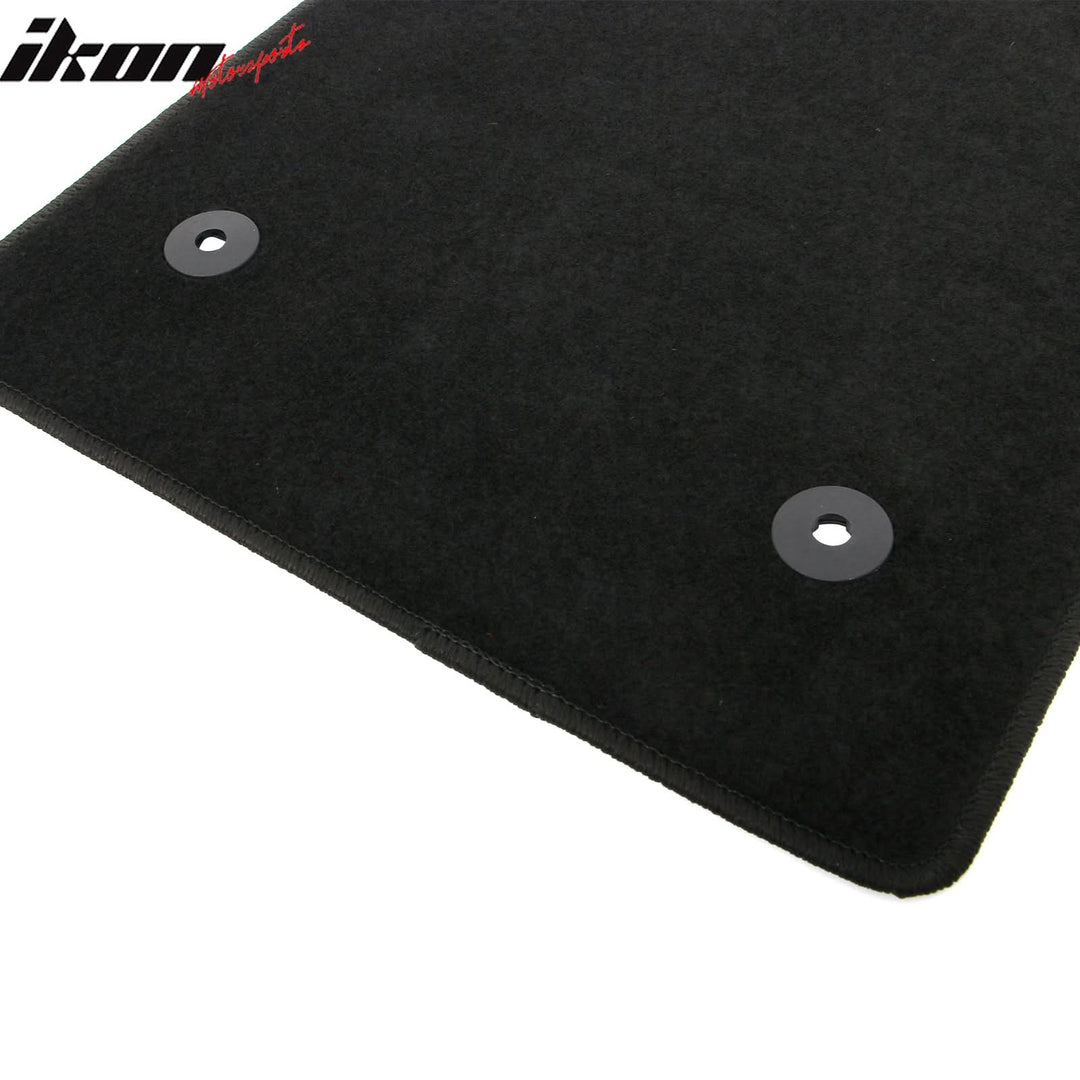 2019-2025 Cadillac XT4 OE Black Front Rear Floor Mats Carpets Nylon
