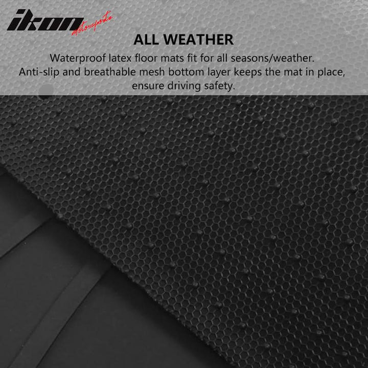 Car Floor Mat for 2011-14 Toyota Tacoma Extended Cab Latex All Weather