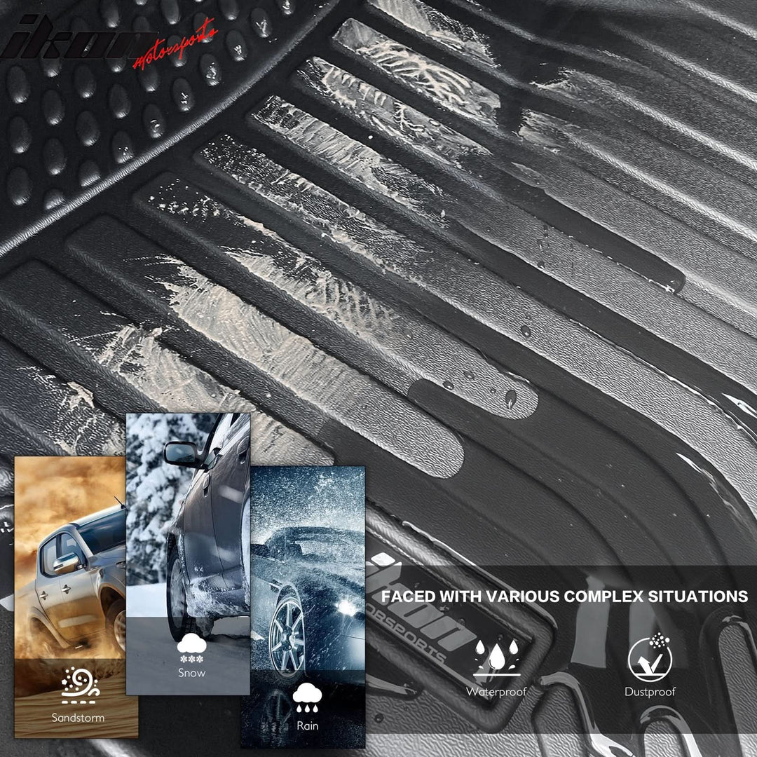 2016-2025 Volvo XC90 Recharge 7-Seat 3D All Weather Floor Mats TPE 4PC
