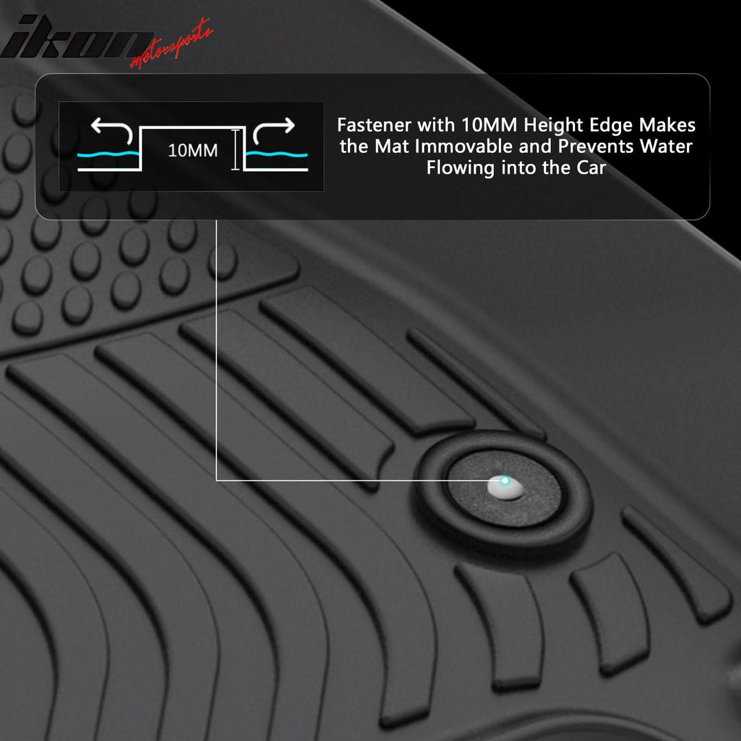 2023-2024 Fisker Ocean 3D Floor Mats All Weather Carpet TPE 3PCS