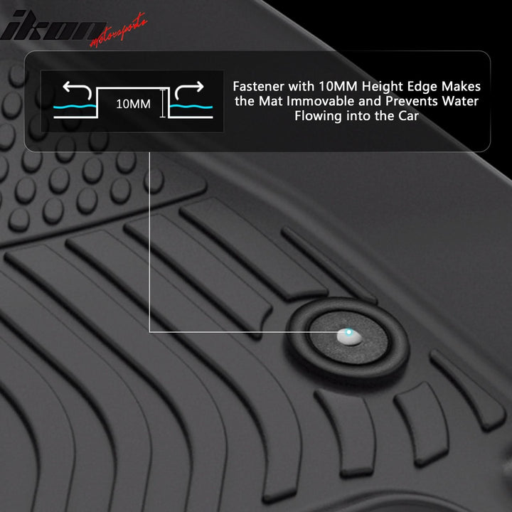2023-2024 Fisker Ocean 3D Floor Mats All Weather Carpet TPE 3PCS