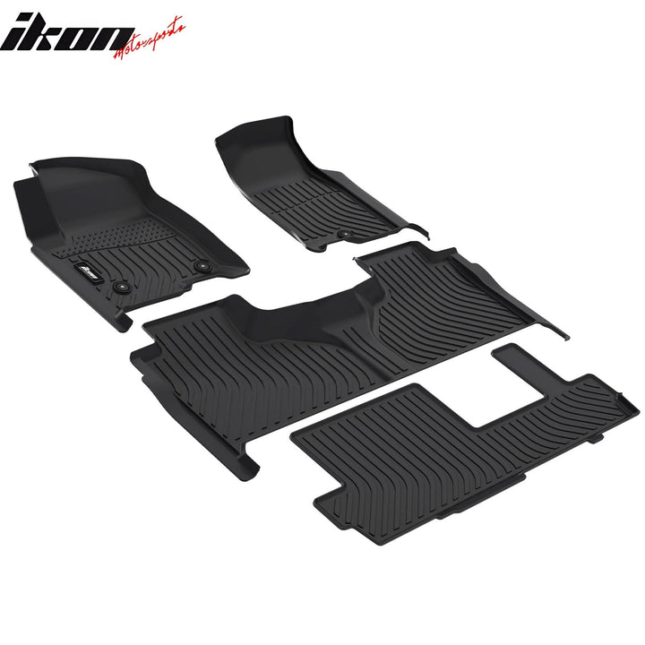 2021-024 Chevy Suburban GMC Yukon XL 8-Seat Floor Mats 3D TPE 3PCS