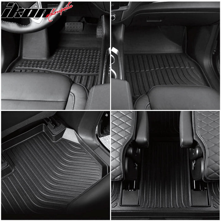 2018-2024 Chevy Traverse 7 Seats 3D Floor Mats All Weather TEP Carpets