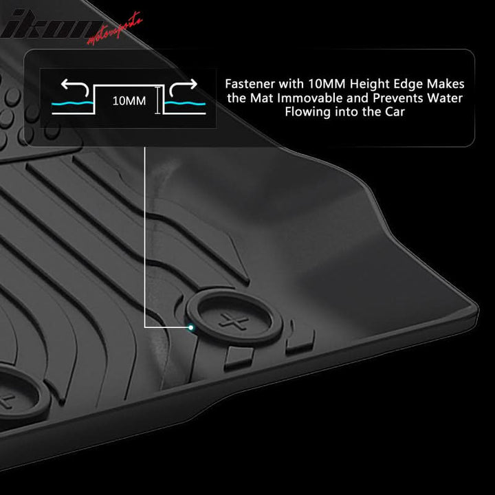 2021-2025 Ford Bronco 4DR All Weather TPE 3D Floor Mat 3PC + Trunk Mat