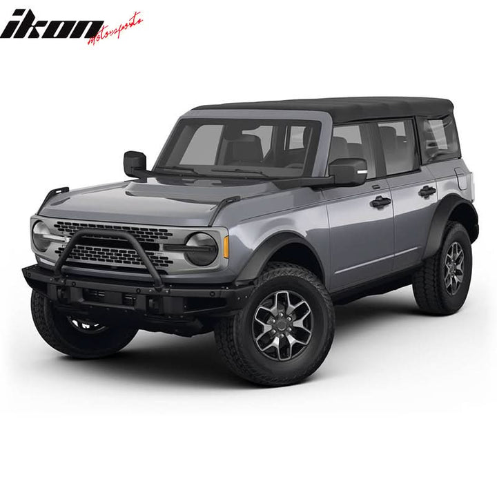 2021-2025 Ford Bronco 4DR Floor Mats All Weather TPE 3D Carpets 3PC