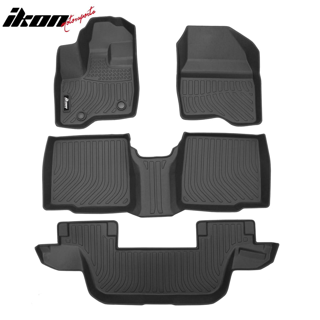 2011-2015 Ford Explorer Bench Seat 3D Floor Mats Carpets Liner TPE