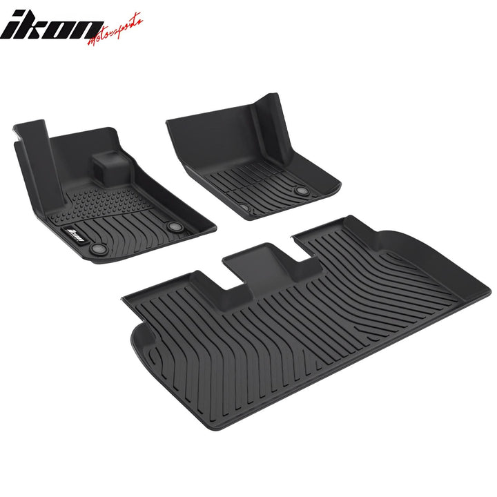 2023-2024 Fisker Ocean 3D Floor Mats All Weather Carpet TPE 3PCS