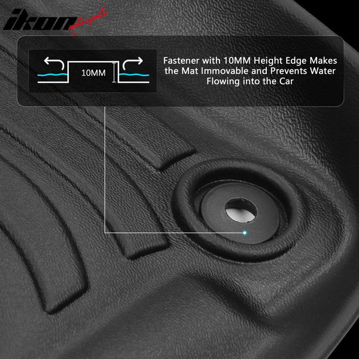 2017-2024 Honda Ridgeline Heavy Duty Floor Mats 3D Carpet Liner TPE