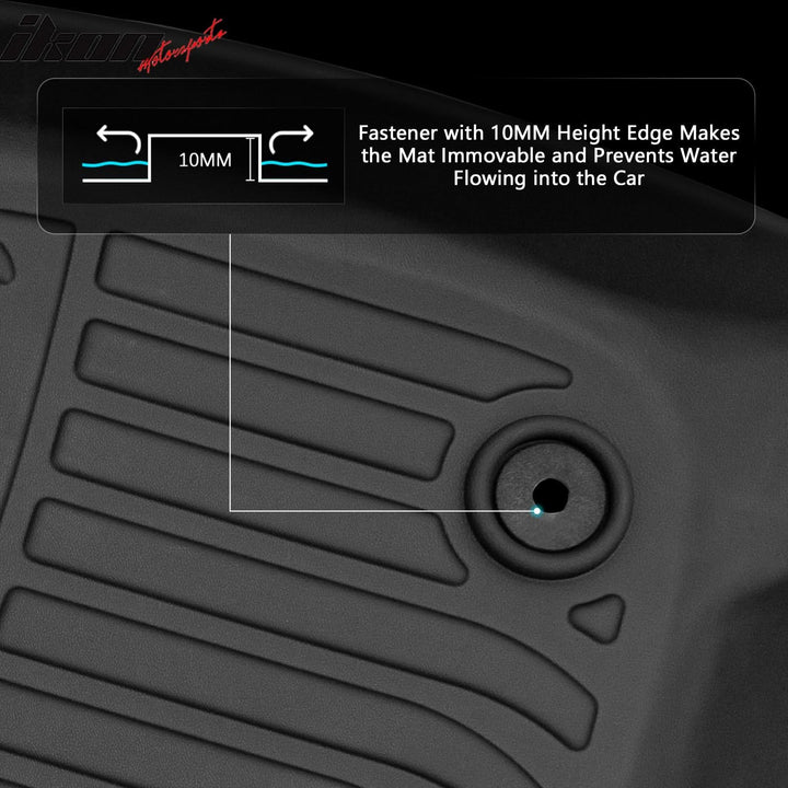 2016-2021 Jeep Grand Cherokee/2022 WK Floor Mats 3D TPE Carpets Liner