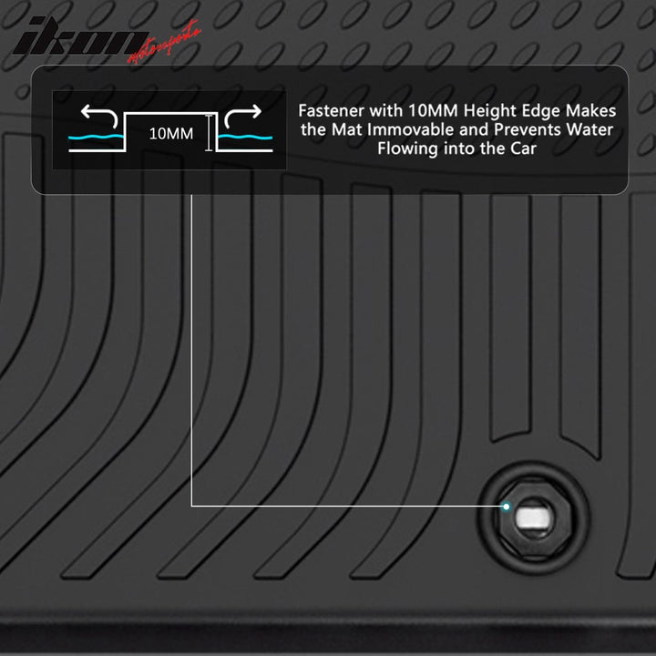 2023-2024 Subaru Solterra/Toyota bZ4X Floor Mats TPE 3D Carpets Liner