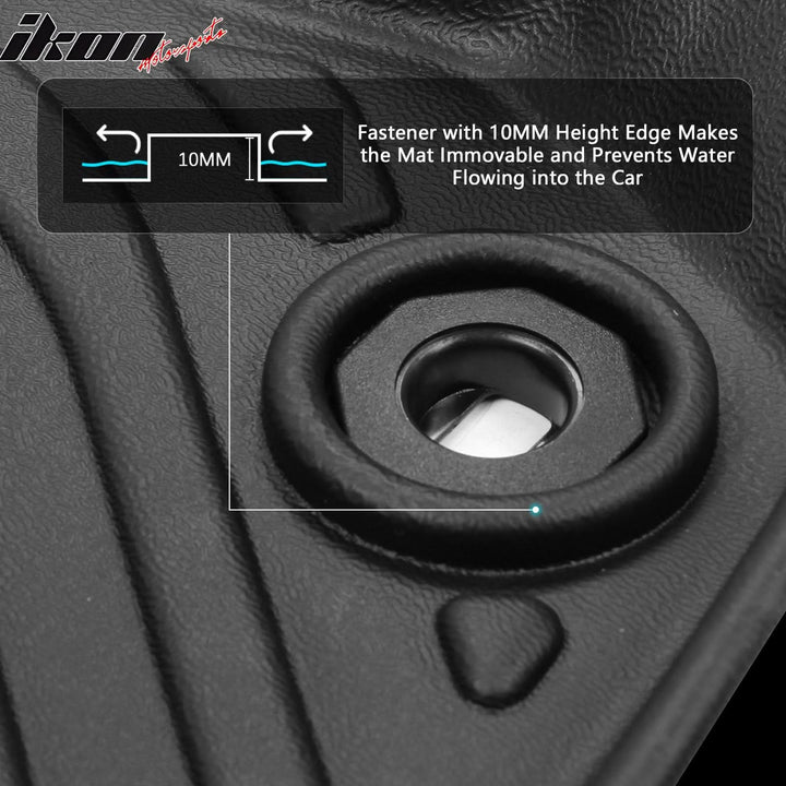 2022-2024 Toyota Corolla Cross AWD 3D TPE Floor Mats Carpet Liner 3PCS