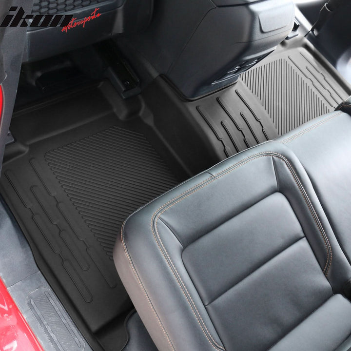 Car Floor Mat for 21-2025 Ford Bronco All Weather 3D Carpet Liner TPE