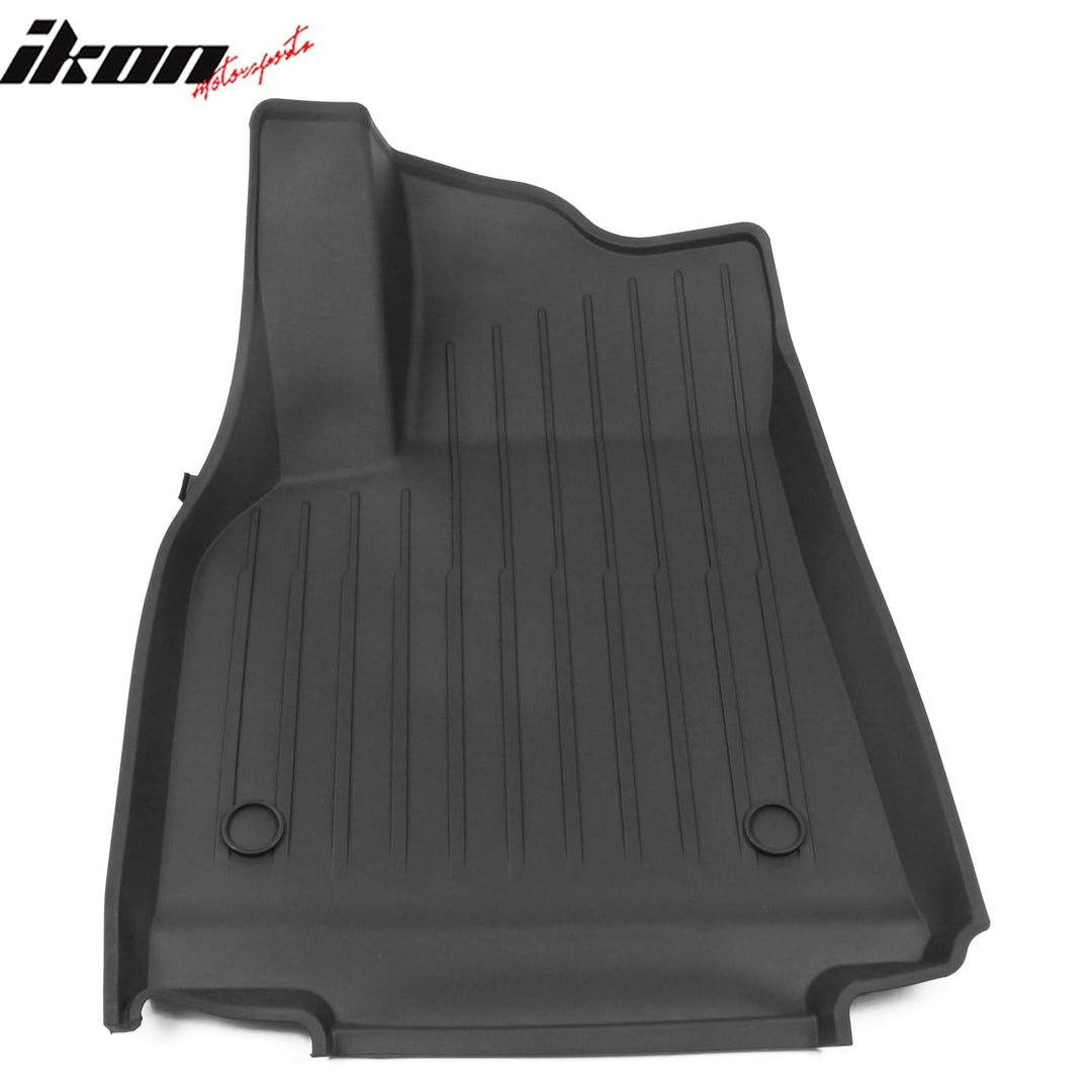 Car Floor Mat for 2020-24 Tesla Model Y 3D Black Carpets Injection TPE