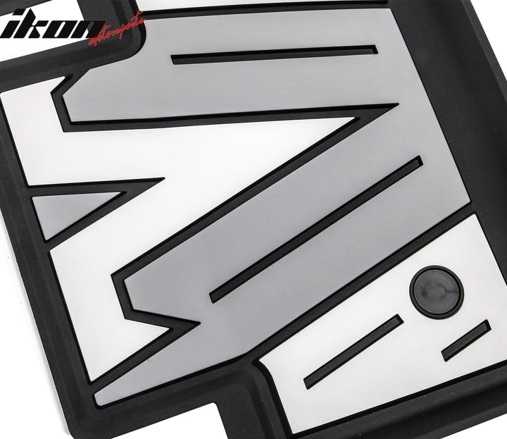 2024-2025 Tesla Model 3 3D Floor Mats Black Gray White TPE Injection