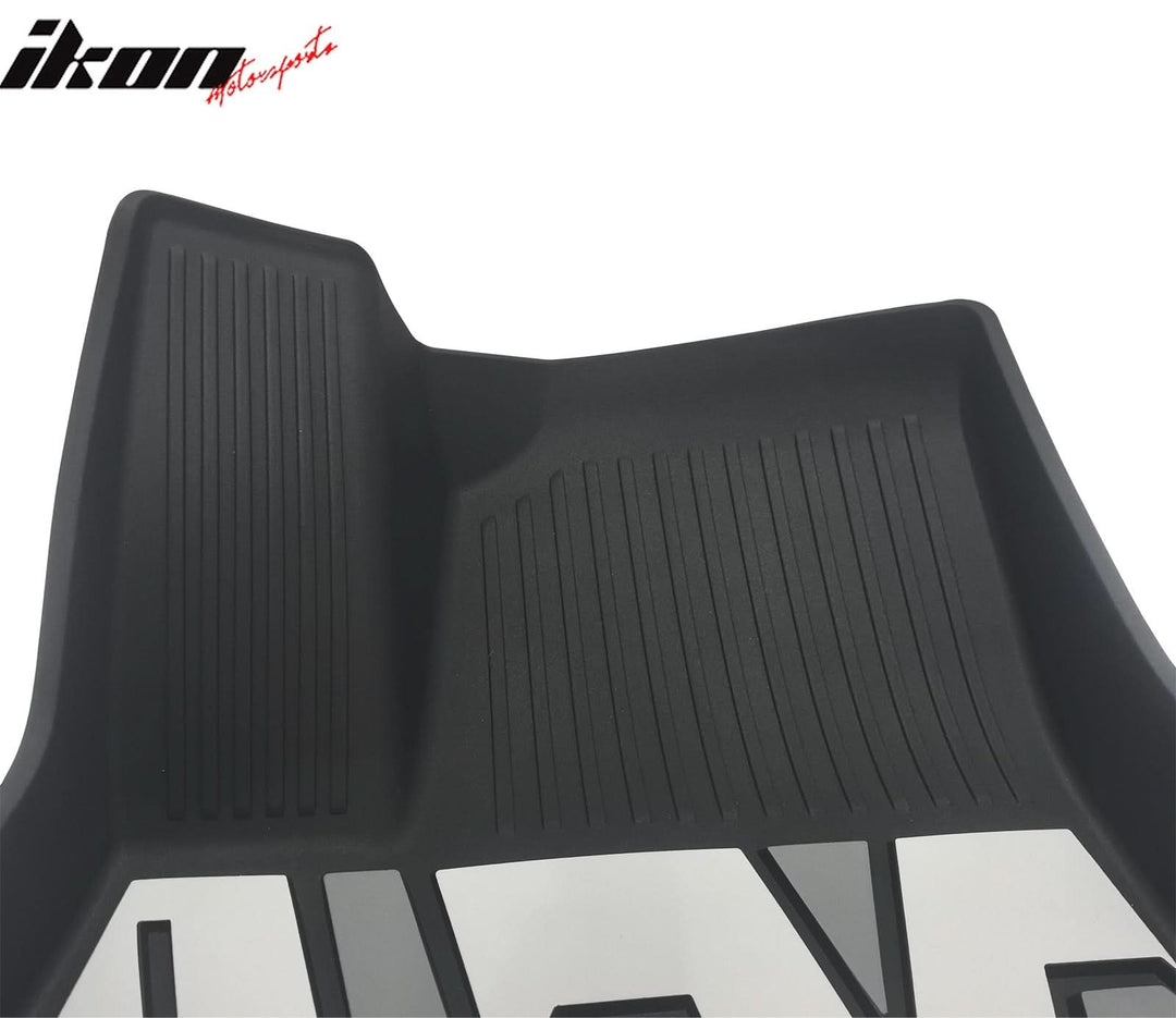 2024-2025 Tesla Model 3 3D Floor Mats Black Gray White TPE Injection