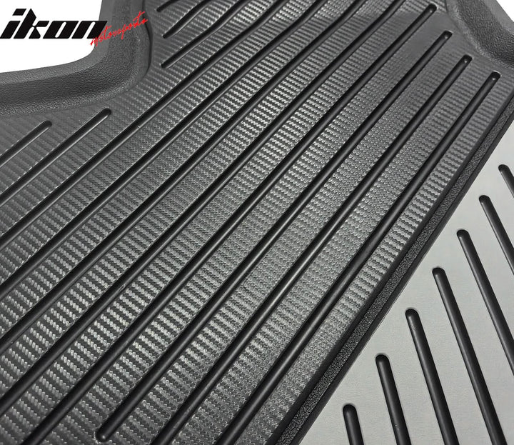 2020-2024 Tesla Model Y 3D Floor Mats Liner Black& Gray TPE Injection