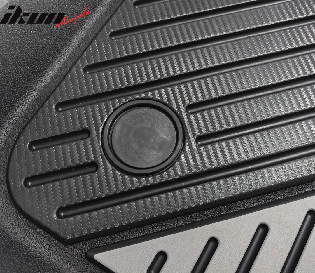 2020-2024 Tesla Model Y 3D Floor Mats Liner Black& Gray TPE Injection