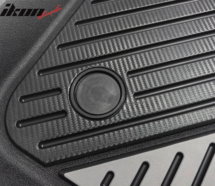 2020-2024 Tesla Model Y 3D Floor Mats Liner Black& Gray TPE Injection