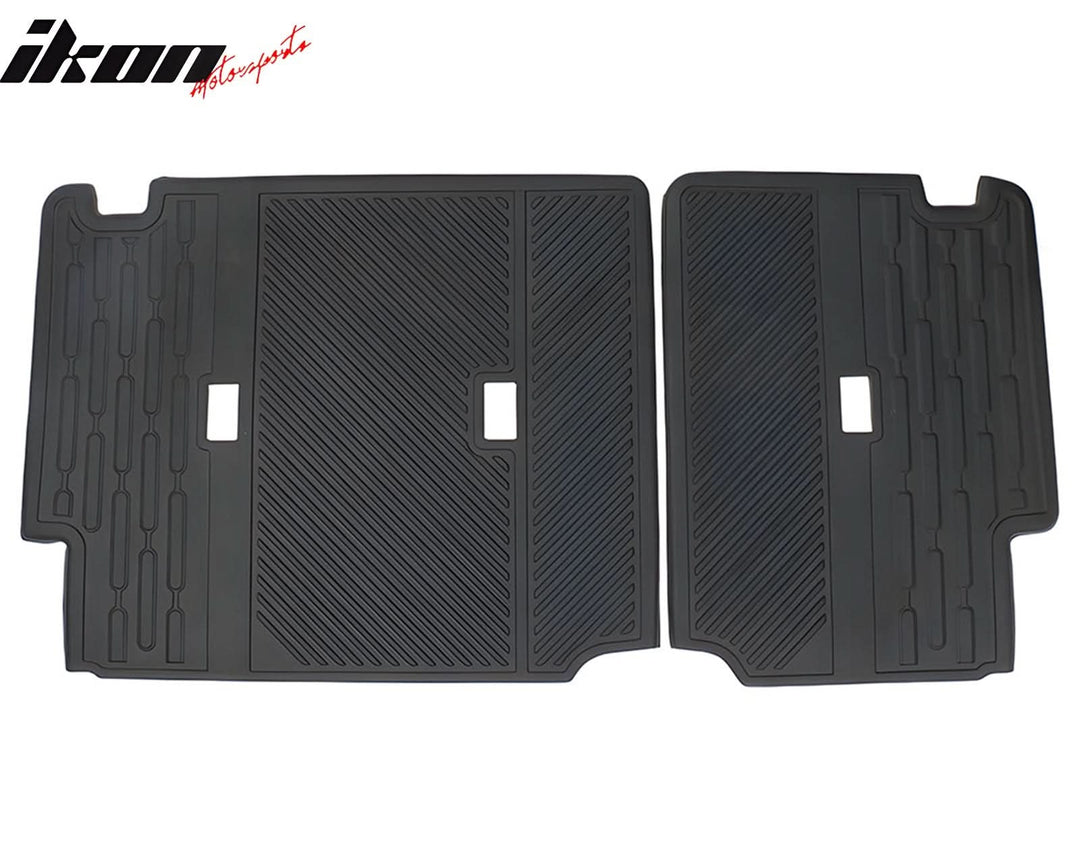 2021-2025 Ford Bronco 4Dr Black TPE Rear Seat Protector Backrest Cover