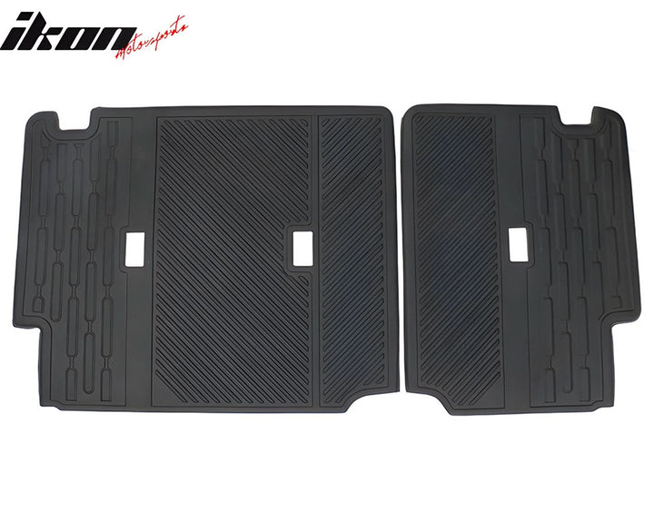 2021-2025 Ford Bronco 4Dr Black TPE Rear Seat Protector Backrest Cover
