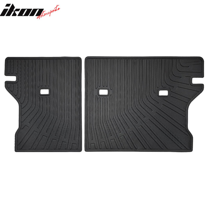 2022-2024 Toyota Corolla Cross Backrest Mats Rear Seat Liner Black TPE