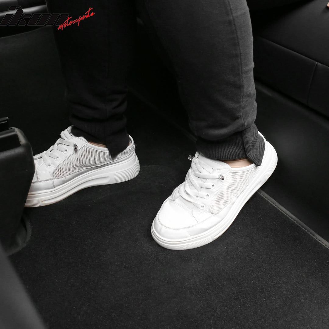 Car Floor Mat for 2020-2024 Tesla Model Y Black Rear Anti-kick TPE