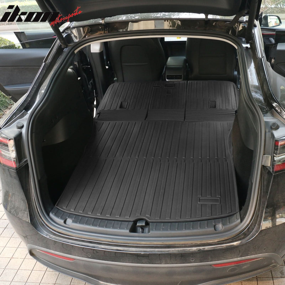 2020-2023 Tesla Model Y Back Seat Cover W/ Trunk Mats Cargo Liner TPE