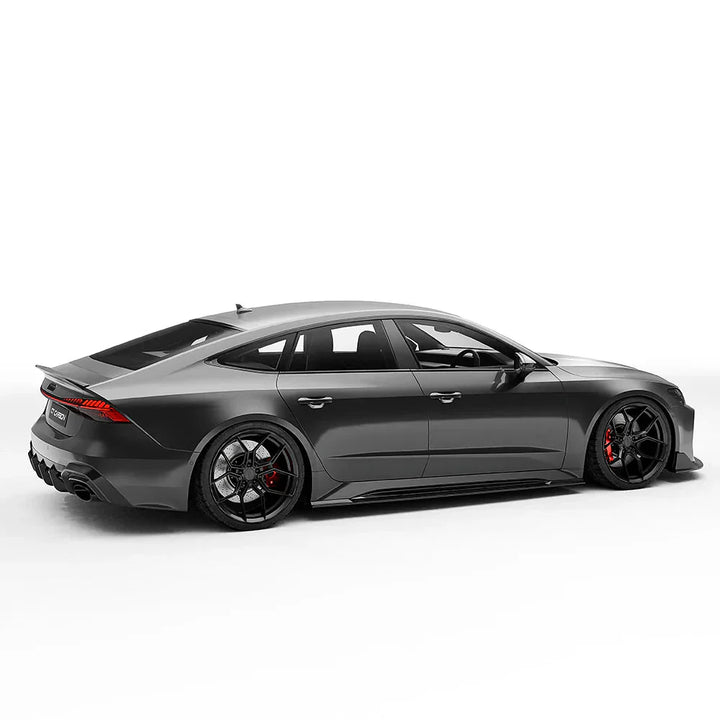 AUDI RS7 C8 PRE-PREG 2X2 CARBON FIBRE REAR SPOILER BY CT DESIGN (2019+)
