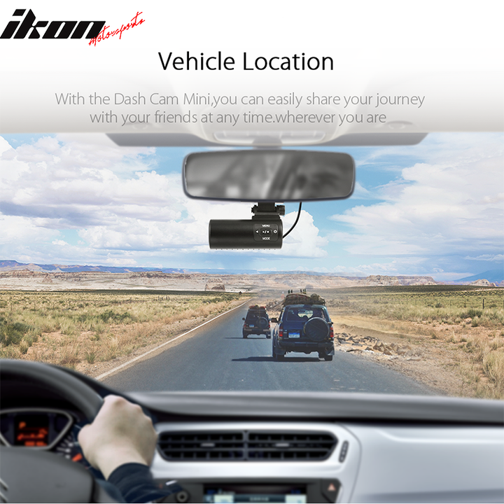 Dash Cam Mini A110 720P 120Â°Car Video Recorder Night Vision G-Sensor