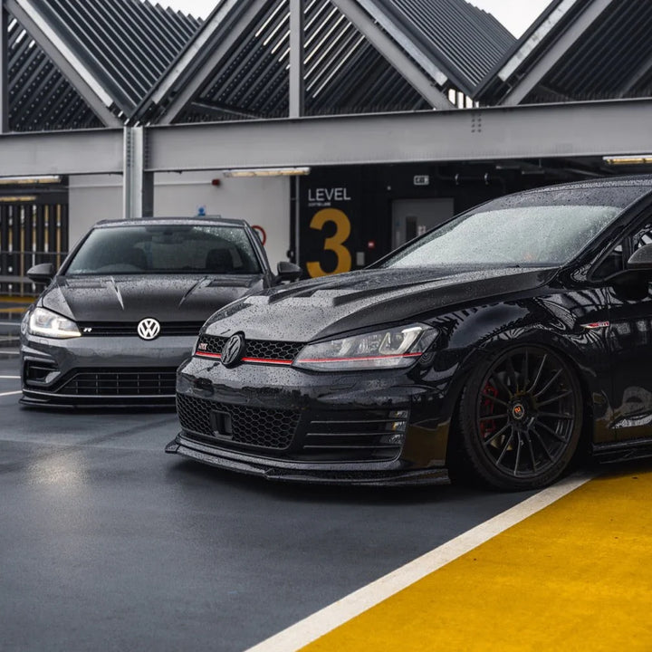 VW Golf GTI Mk7 EVO-1 Gloss Black Front Splitter