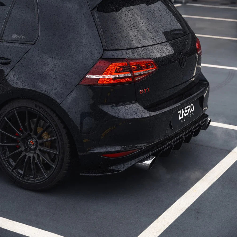 VW Golf GTI Mk7 EVO-1 Gloss Black Rear Diffuser – ACM Technik LLC