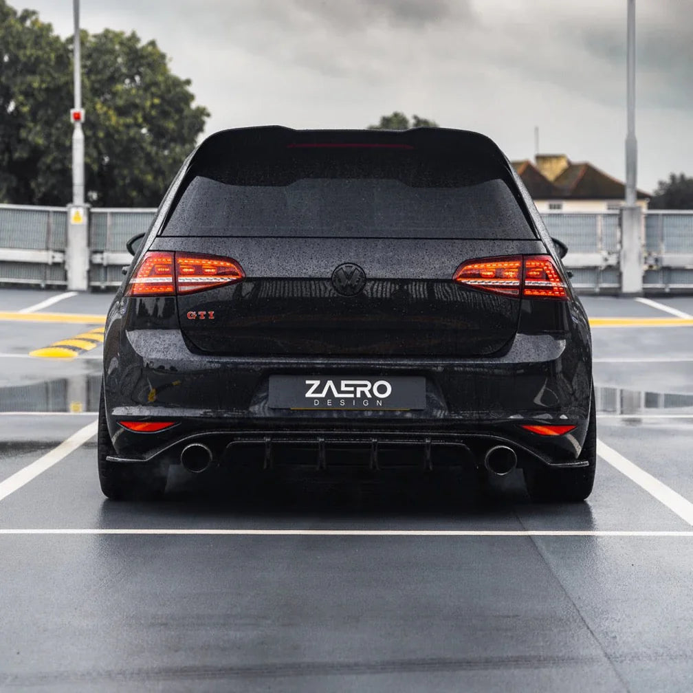 VW Golf GTI Mk7 EVO-1 Gloss Black Rear Diffuser – ACM Technik LLC