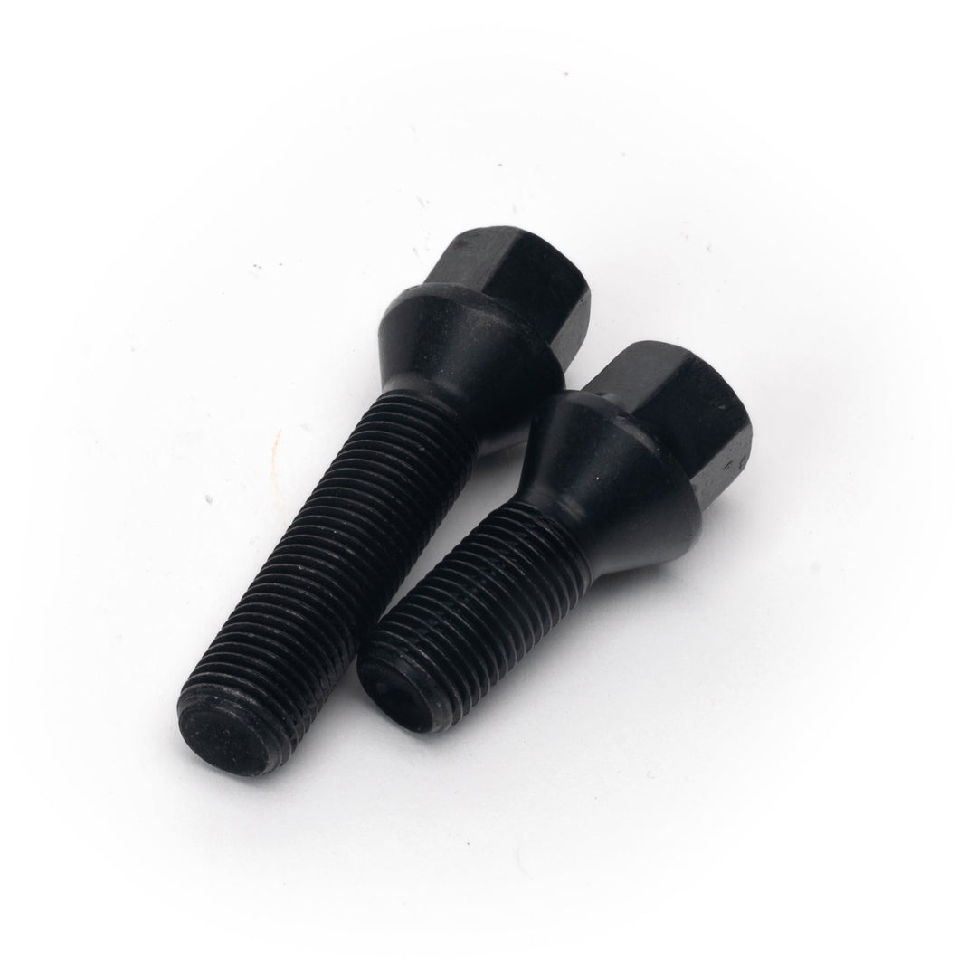 M14x1.5 Black Wheel Bolt for 5-Lug VW / Audi (Cone Seat)