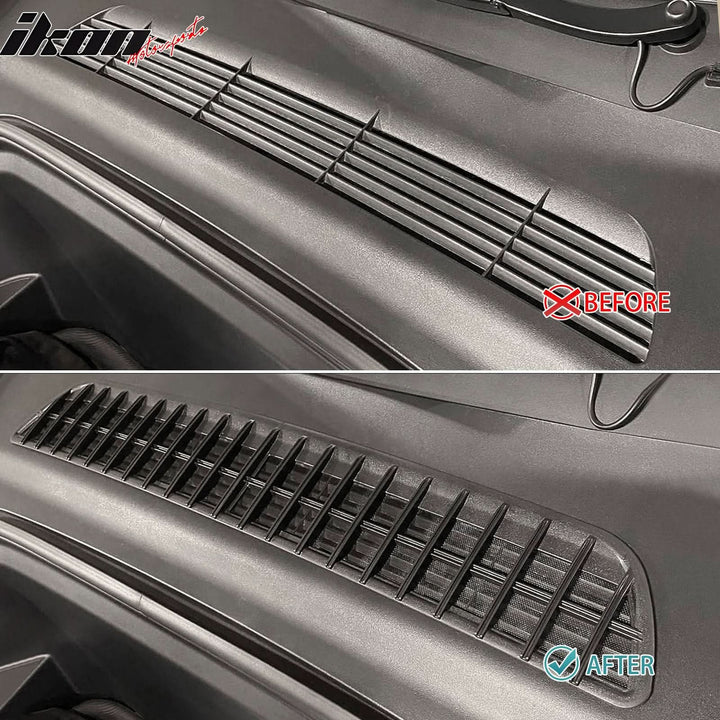 2020-2023 Tesla Model Y Black Air Vent Cover Intake Inlet Grille PP