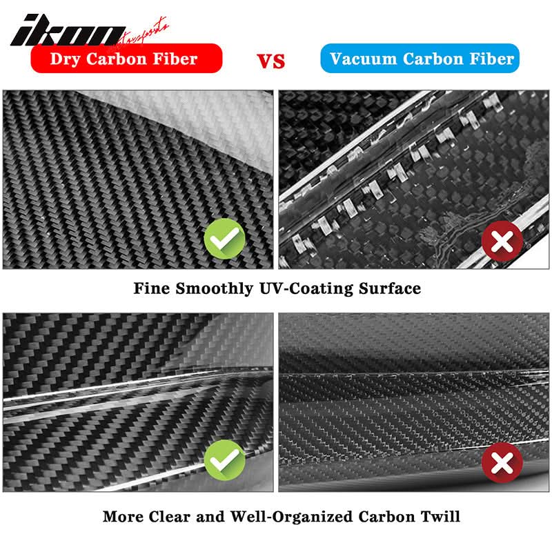 2020-2025 Chevy Corvette C8 6.2L LT2 Engine Cover Dry Carbon Fiber