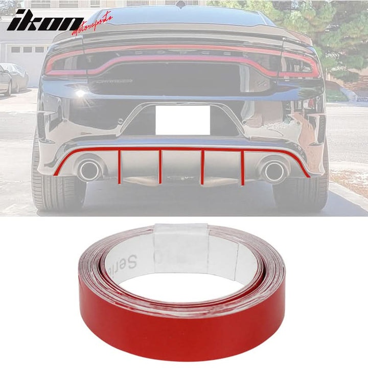 3M Reflective Stickers Vinyl Pinstripe Safety Warning Tape 1.5CM x 5M