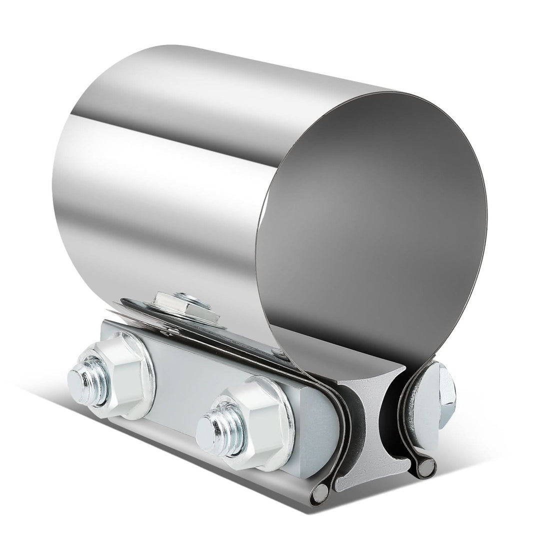 2.0" Butt Joint Exhaust Band Clamp Muffler Coupler Stainless Steel