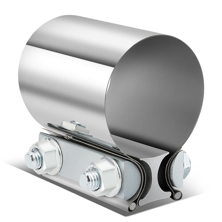 2.25" Butt Joint Exhaust Band Clamp Muffler Coupler Stainless Steel